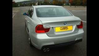 BMW 318D amp 320D E90E91 Performance Exhaust by Cobra Sport Exhausts [upl. by Srevart902]