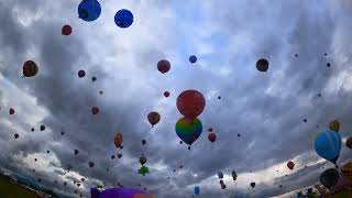 Peaceful 2022 Albuquerque International Balloon FIesta Timelapse Video [upl. by Idram852]