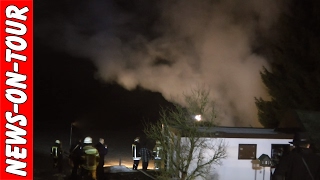 ReichshofNRW Sauna in Ohlhagen unter Vollbrand Brandursache bislang unklar Di 31012017 [upl. by Norramic384]