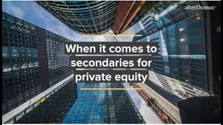 Secondaries for Private Equity [upl. by Mcarthur]