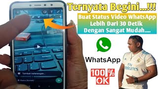 Terbaru 2023Cara Membuat Status Wa Lebih Dari 30 Detik jeftutor3845 [upl. by Mayne]