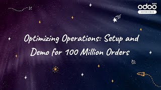 Optimizing Operations Setup and Demo for 100 Million Orders [upl. by Llenrahs]