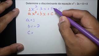 Como Calcular o Discriminante [upl. by Hephzipah]