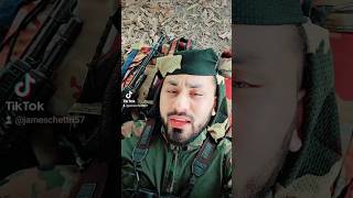 Kaslai maya garxau mai mari gaya army bsfarmy indianarmedforces shortvideo armylover [upl. by Eelac740]