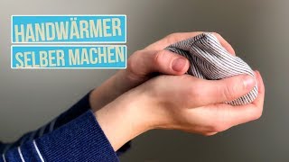 Handwärmer selber machen ohne Nähmaschine  DIY Taschenwärmer [upl. by Deming375]