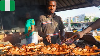 Beef and Chicken Suya  Lagos Nigeria Street Food [upl. by Duer]