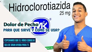 HIDROCLOROTIAZIDA para que sirve Dosis y Como se toma 💊 [upl. by Ezar203]