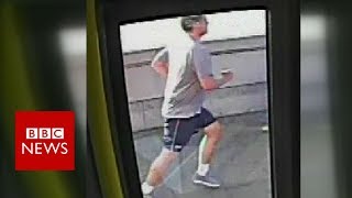 Jogger pushed woman in front of bus  BBC News [upl. by Bogie]