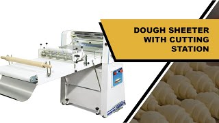 DOUGH SHEETER WITH CUTTING STATION [upl. by Devine13]