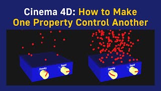 Cinema 4D How to Make One Property Control Another [upl. by Annis392]