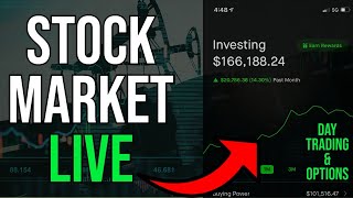 LIVE 🔴 TRADING THE MARKET RALLY  Live Trading DOW amp SampP Stock Picks Day Trading amp STOCK NEWS [upl. by Oza354]