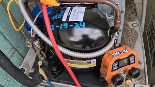 How to replace a refrigeration compressor [upl. by Ennazzus]