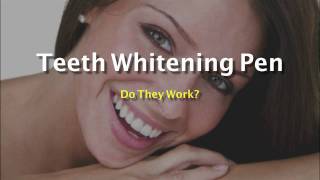 The Teeth Whitening Pen  Are These Really Effective [upl. by Yentruok]