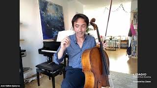 JeanGuihen Queyras Bach Cello Suites  Suite 1 Courante [upl. by Eslud]