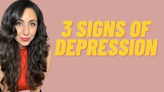 3 signs of depression I see everyday as a therapist shorts mentalhealth depression [upl. by Howlan]