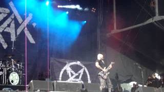 ANTHRAX Intro  Among the Living 12 7 2014 Balingen Bang your Head Festival 2014 [upl. by Asilahs]