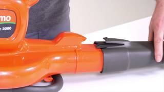 How to assemble the Flymo PowerVac 3000 in blow mode [upl. by Liamaj]