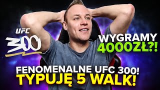 PEWNIACZKI ROKU WIELKA GALA UFC 300 ANALIZA [upl. by Aneek]