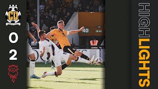 Cambridge United v Lincoln City Highlights [upl. by Eilrac]