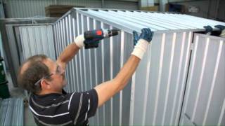 Shed Assembly Gable Roof  Garden Master Sheds [upl. by Remos]