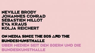 Media since the 80s amp the Bundeskunsthalle – Neville Brody Johannes Conrad Sebastién Millot [upl. by Pippa]