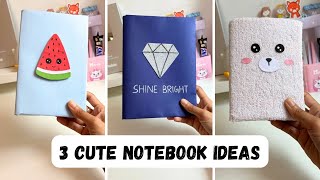 3 DIY Notebook Ideas  Back To School  Cuddle Cloud [upl. by Janice145]