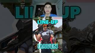 Lineup Brimstone Haven ✅ lieutenant2k3 valorant valorantclips valoranttutorials [upl. by Hannej]