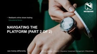 Stockbroking training video  Navigating the platform Part 2 of 2 [upl. by Eniledgam]