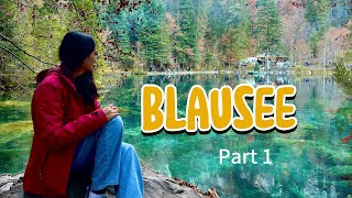 मराठीvlog 9 Exploring Blausee🇨🇭 4k  A stunning Lake amp Scenic Hike in the Swiss Alps 🇨🇭 [upl. by Nyvek]