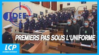 À bonne école premiers pas sous luniforme  Le journal de la Défense [upl. by Eninnaej]