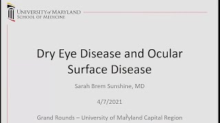 Dry Eye Disease and Ocular Surface Disease [upl. by Caren]