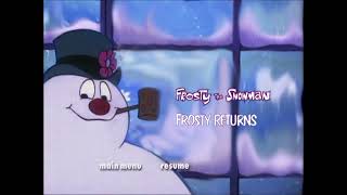 Frosty the Snowman amp Frosty Returns 2002 DVD Play Story Menu [upl. by Onaicram]