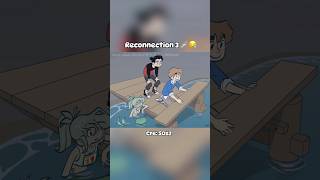 Reconnection 3 🪚🫂 webtoon s0s2 thelittemermaid funnycomics [upl. by Nosirrah82]