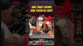 Jake Paul throws POWER COMBINATIONS amp KO SHOT for Tyson at open workouts [upl. by Niwroc]