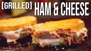 The Best Grilled Ham and Cheese Ever  SAM THE COOKING GUY [upl. by Ahtenak]