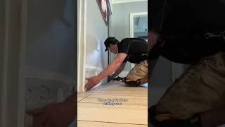 Skirting work carpentry content diy builder woodworking [upl. by Madlin]