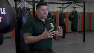 Border Patrol Academy Physical Techniques Department curriculum overview [upl. by Penman]