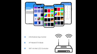 Controlador SP801E Wifi ArtNet para Cabina Dj Led Pixel WS2811 [upl. by Cinelli]