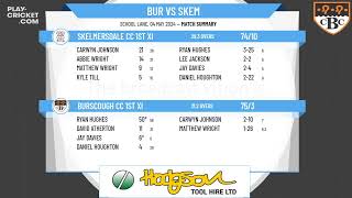 Burscough CC 1st XI v Skelmersdale CC 1st XI [upl. by Oilicec]