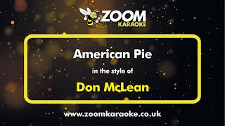 American Pie Lyrics  Don McLean [upl. by Nagel708]