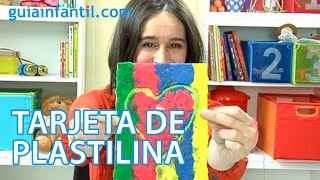 Tarjeta de plastilina para el Día del Padre para niños de 3 a 5 años [upl. by Noral496]