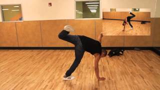 How to do a 1990 spin 90 breakdance tutorial [upl. by Ha]