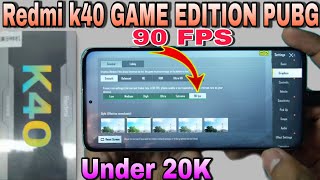 REDMI K40 Gaming Edition PUBG Test😮💥Redmi k40 Game Enhanced edition Unboxing amp 90 FPS PUBG Test 💥 [upl. by Krasner939]