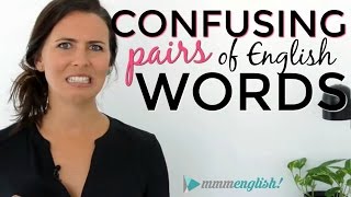 Confusing English Words  Fix Common Vocabulary Mistakes amp Errors [upl. by Atsilac]