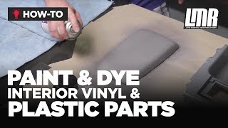 How To PaintDye Interior Vinyl amp Plastic Parts  Mustang amp Lightning Tech Fox Body SN95 amp S197 [upl. by Yllom]