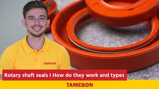 Rotary shaft seals I How do they work and types I Tameson [upl. by Essiralc]