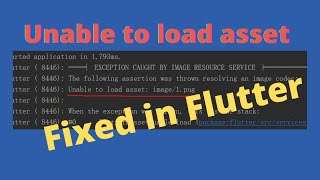 Unable to Load Image Asset in Flutter Error in pubspec file  Flutter Google [upl. by Gilbertina]