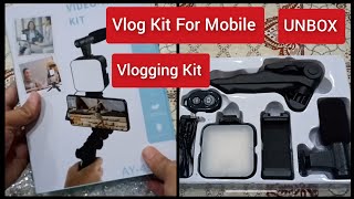 Vlog Kit for Mobile Phone  Vlogging Kit  Unbox [upl. by Vescuso]