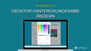 DesktopHintergrundfarbe ändern Windows 11 [upl. by Andriana28]