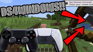 Come USARE il CONTROLLER PS4 e PS5 su MINECRAFT e GTA V DS4WINDOWS  Tutorial ITA [upl. by Elenore373]